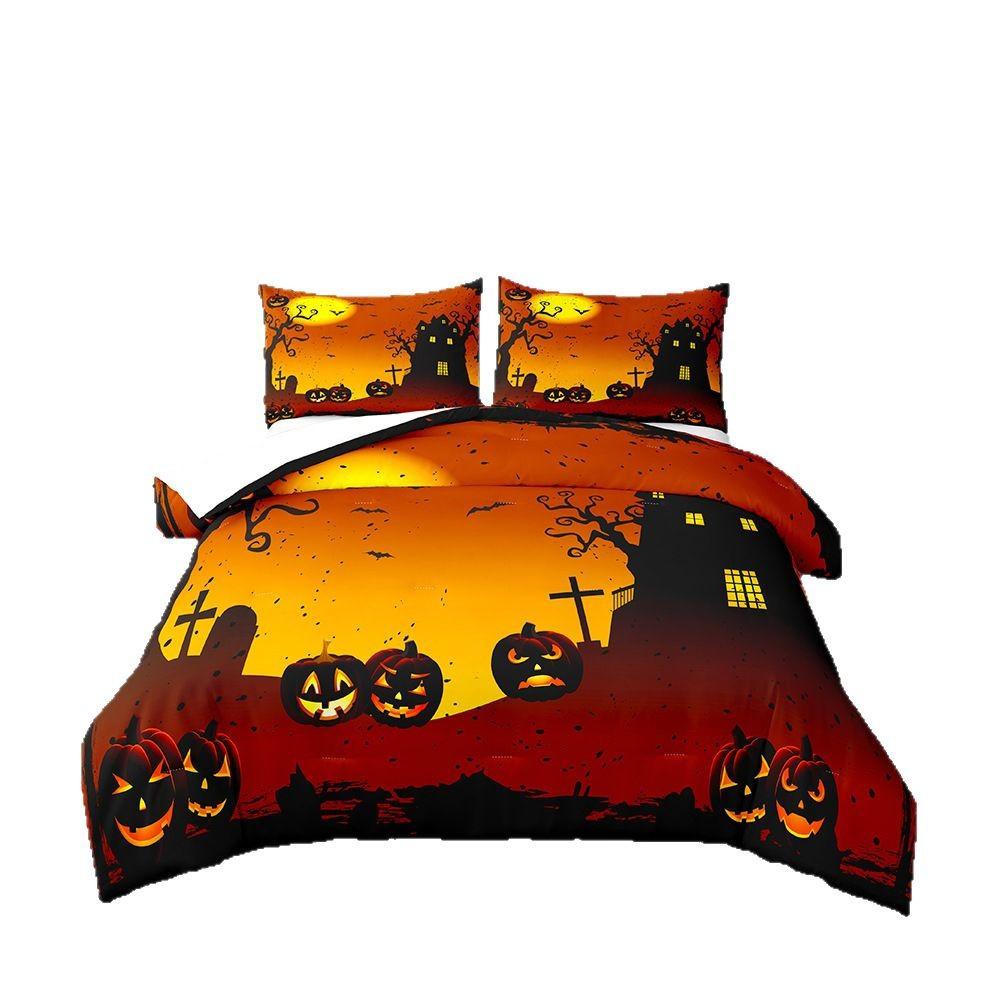 Модная технология печати, 3D цифровая печать, постельное белье, пододеяльники, наволочки, комплекты из трех предметов