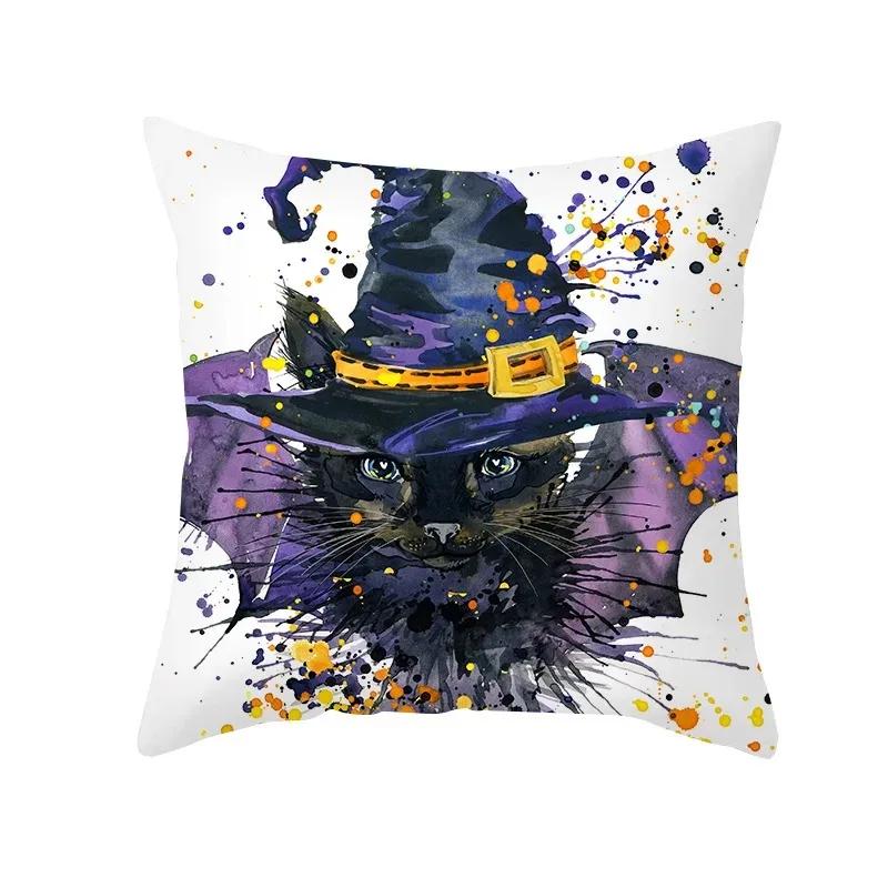 Taie d'Oreiller Theme Halloween, Voiture Fantôme, Horreur, Бюро, Салон, Канапе