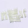10 Pcs Noctilucent Wooden Shrimp Accessories, Soft Rubber Luminous Shrimp Feet, White with Green Luminous Effect, Simulated Feet