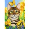 Cat DIY 5D Diamond Painting Rhinestone Animal Diamond Embroidery Cross Stitch Mosaic Full Round Drill Home Decor Art Gift