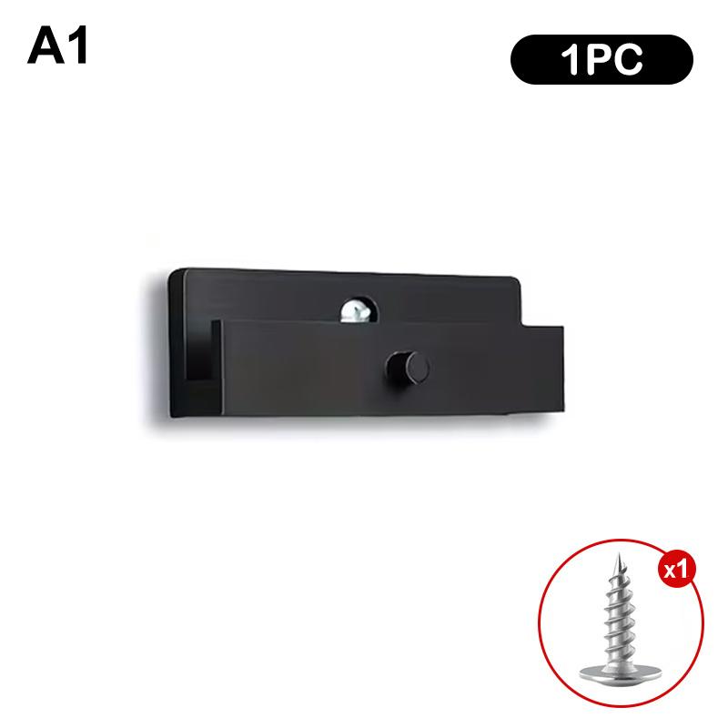 Retro Vinyl Record Display Stand With Album Cover Wall Mount - For, Music Studio, Record Store Decor - Space-Saving