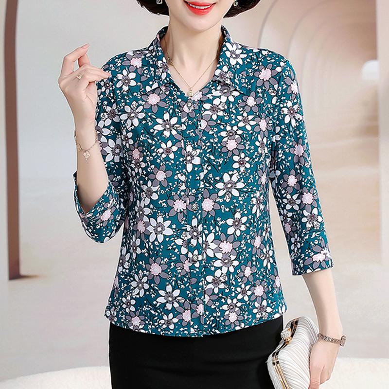 Элегантный летний топ, женская рубашка, повседневная свободная женская винтажная блузка, летняя одежда