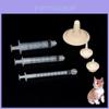 Кормушка для молока для новорожденных котят и щенков, съемный шприц и игла, оптовые зоотовары, персонажи)