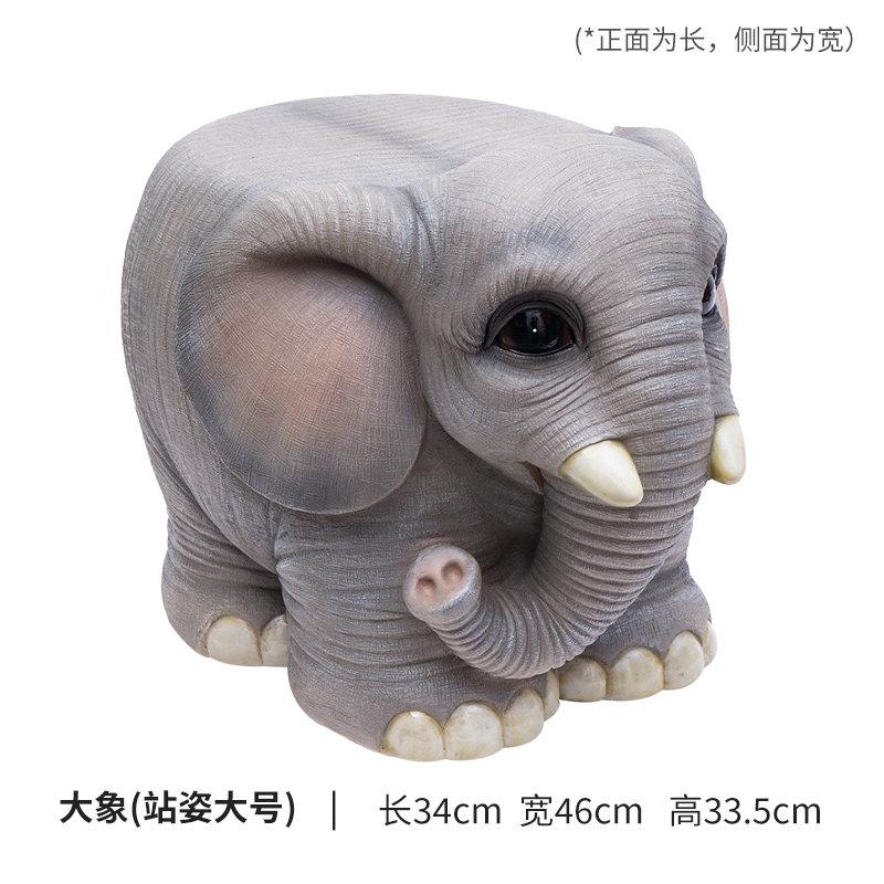 Стильная американская скамья для обуви с животными для прихожейМилый пуфик с местом для хранения для надевания обувиКреативный пуфик для гостинойКофейный столик