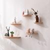 Modern Solid Wood Wall Shelf Frame Accessories Home Livingroom Porch Wall Storage Rack Wall Stand Decoration Wall Holder Crafts