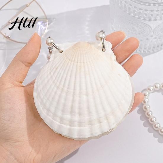 Seashell Craft Notebook Shell Binder Journal Natural Scallop with 30 Pages Ocean Inspired Creative Portable Beach Diary Gift for Lovers Handmade