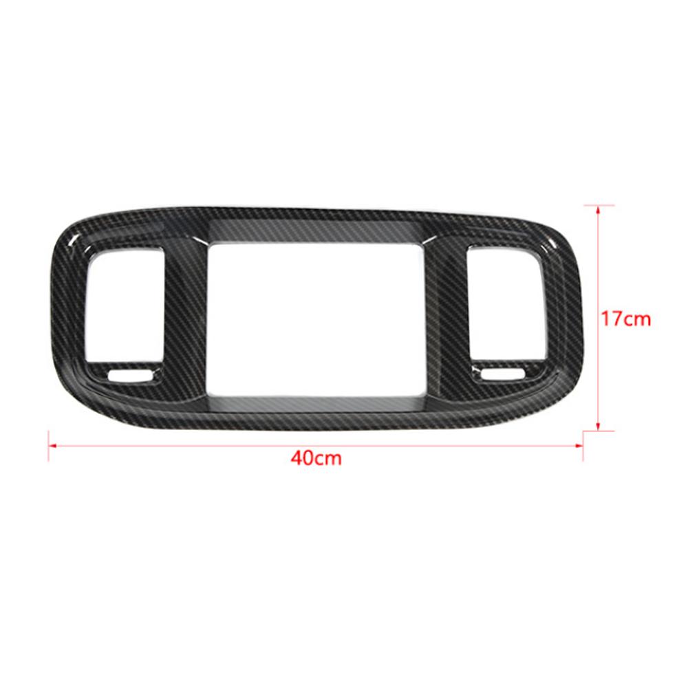 Car Dashboard Navigation Screen Panel Decoration Cover Trim Stickers for Dodge Charger 2015-2022 Interior Mouldings