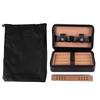 Crocodile Grain Portable Travel Outdoor Humidor Case Cigar Holder Storage Box