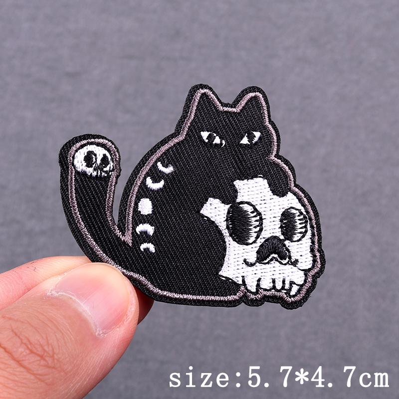 Cartoon Animal Patch Iron On Patches For Clothing Thermoadhesive Patches On Clothes Hip Hop Embroidery Patch For Clothes Badges