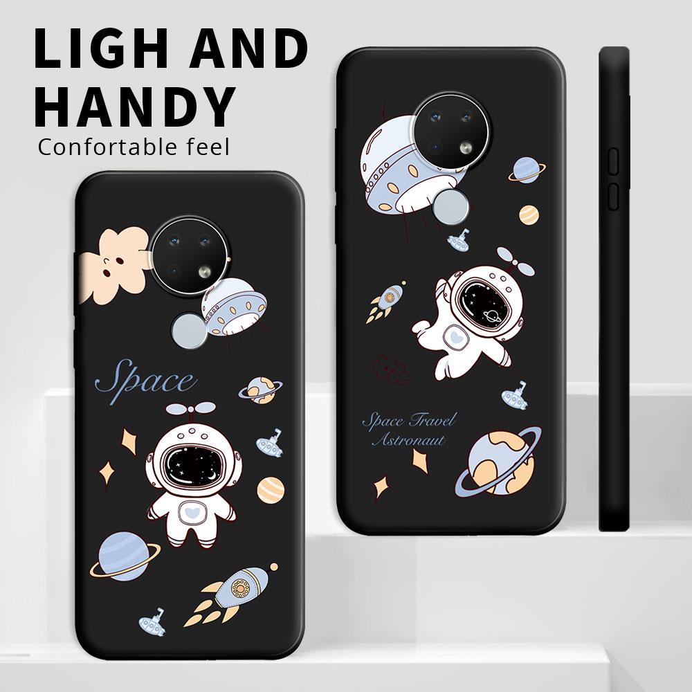 For Nokia 7.2 6.3 6.2 5.4 5.3 5.4 Case Cartoon Cute Flower Shockproof Silicone Soft Phone Case For Nokia 3.4 2.4 1.4 Back Cover
