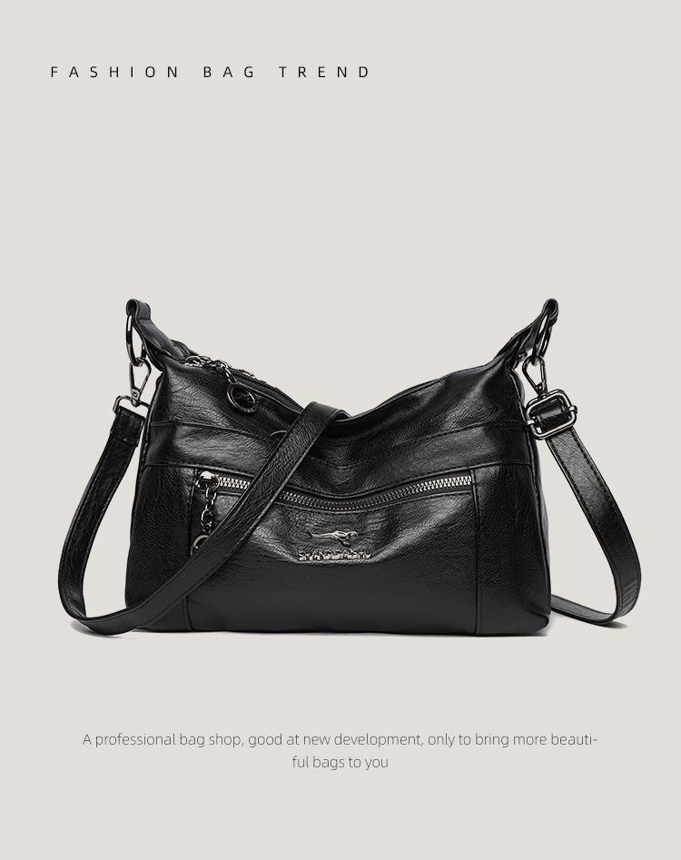 Kangaroo 2025 Ретро Универсальная женская сумка через плечо для повседневной носки