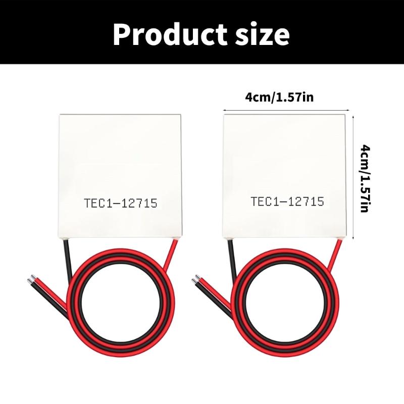 TEC1-12715 Heatsink Thermoelectric Module Cooling Plate Semiconductor Refrigeration Tablets Cooling Peltier Plate