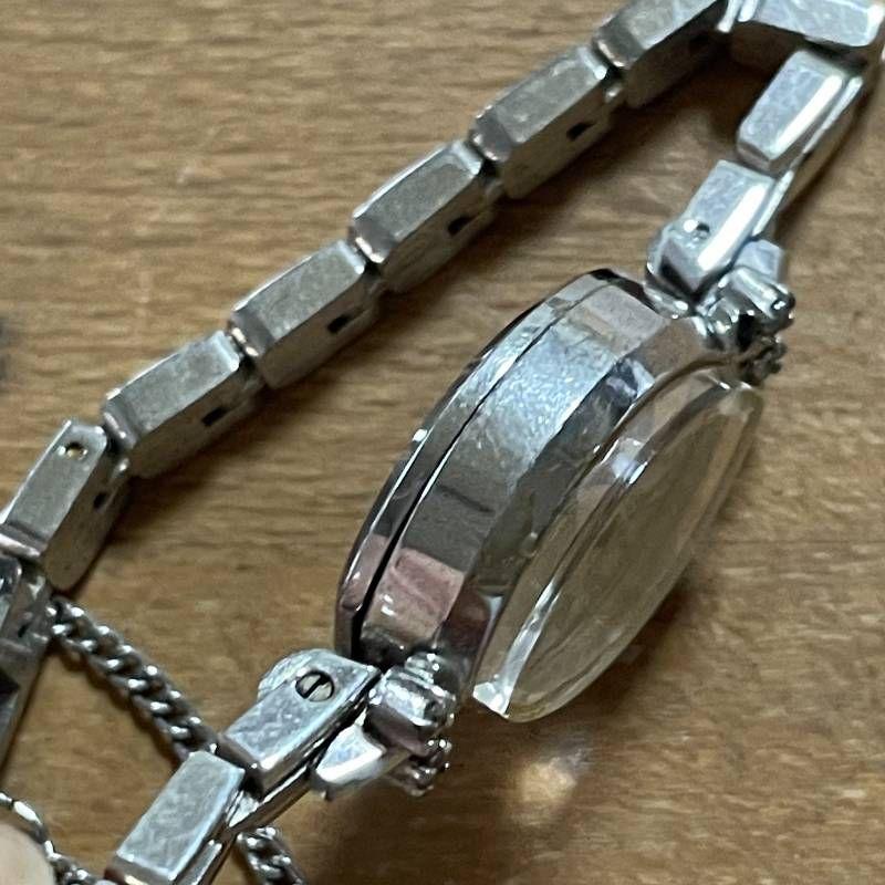 Used Working [SEIKO] Seiko Solar 10-8120 Vintage Ladies Manual Wind WGP Not Working