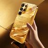 Luxury 1000g Gold Bar Pattern phone case s26 ultra case s25 ultra case glass for Samsung Galaxy S26 S25 S24 S23 S22FE Ultra Plus