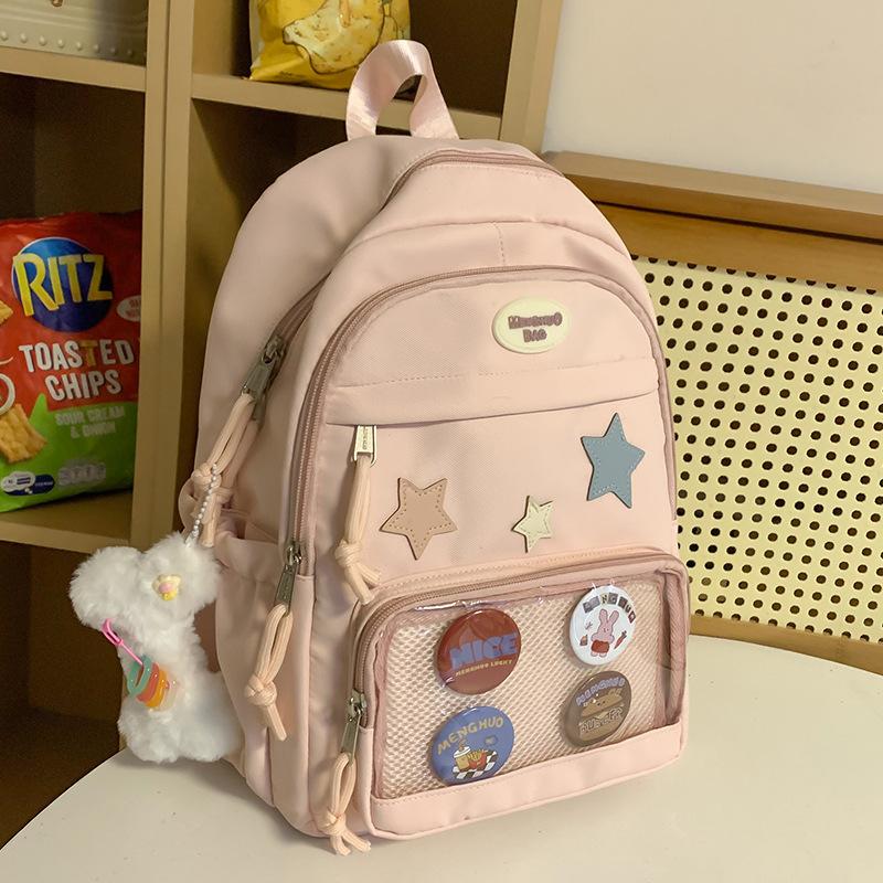 Schoolbag Children  Elementary School Students Girls  Junior High School Students  Star Backpacks  College Students  Backpacks