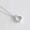 92.5 Silver Connection Bold Circle Necklace (7006473)