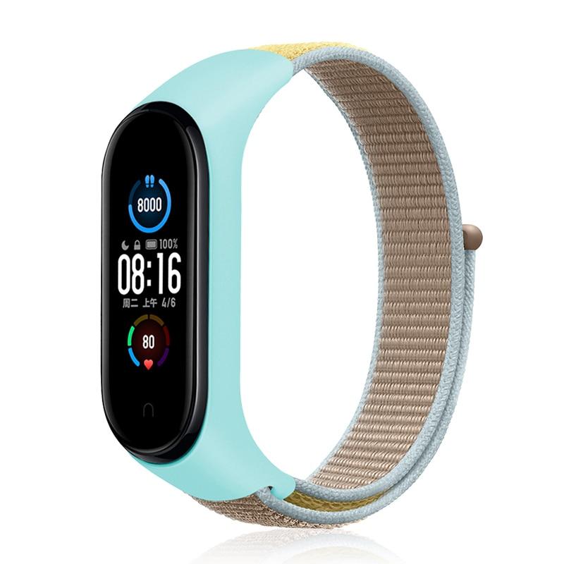 Нейлоновая плетеная петля Solo для Xiaomi Mi Band 5 6, ремешок-браслет, ремень Mi Band 3 Mi Band 4, браслет для Xiaomi Mi Band 6, 5, ремешок для часов