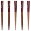 Happy Set of Made In PID1486 J-kitchens Chopsticks, 5, Material Wood, Chopsticks, Japan,