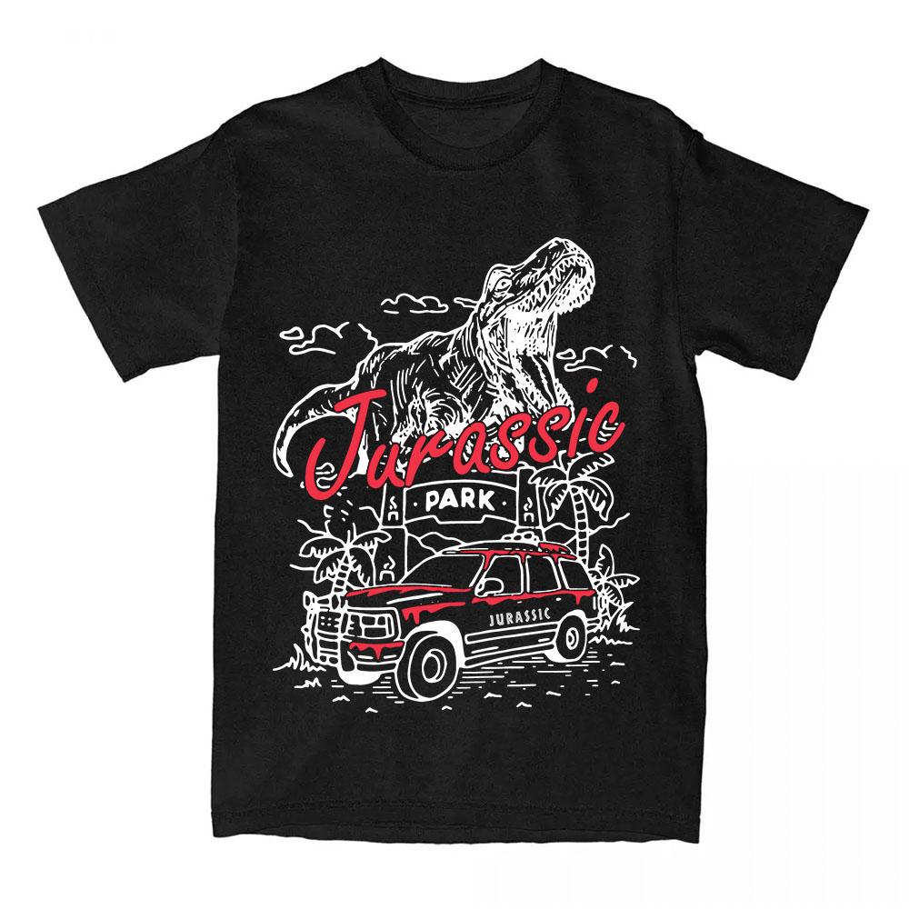 Jurassic World Rebirth T-shirt Cotton Summer Short Sleeve Tshirts Casual Loose Movie Printing T Shirt O-neck Soft Women Clothing
