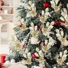 1Pc Christmas Decoration Artificial Glitter Berry Simulation Bouquet Xmas Tree Hanging Decor for Home 2025 New Year Gift Navidad