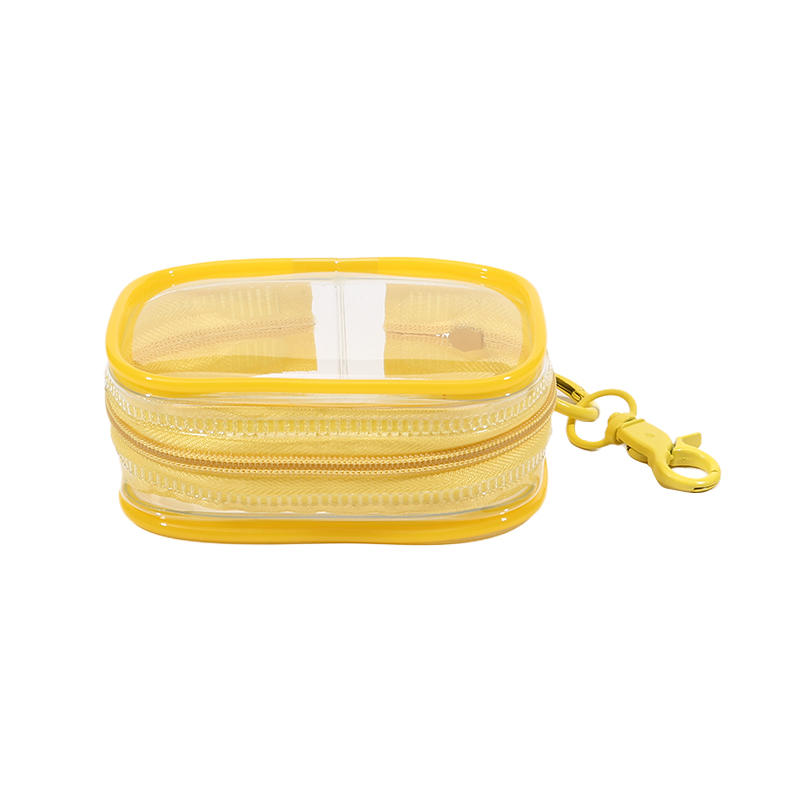 Маленький прозрачный пакет для демонстрации фигурок с брелоком, чехол для переноски фигурок, предметов коллекционирования, высокое качество, портативный, на молнии, водонепроницаемый, мини-кошелек для кукол