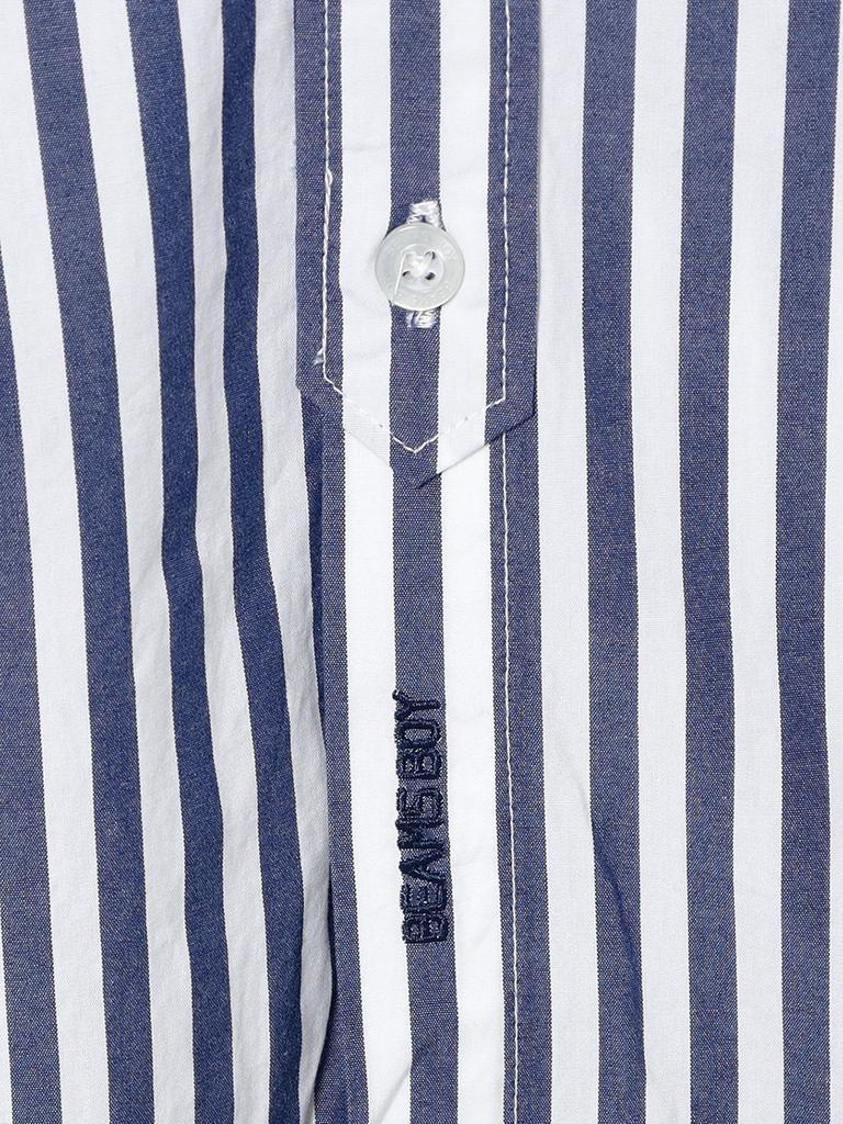 Beams Boy Women's Striped BD Dress, Long Sleeve, Navy, One Size