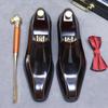 Handmade Mens Wedding Oxford Shoes Black Genuine Leather Luxury Designer Dress Shoe Men Slip On Formal Loafers Shoes Man