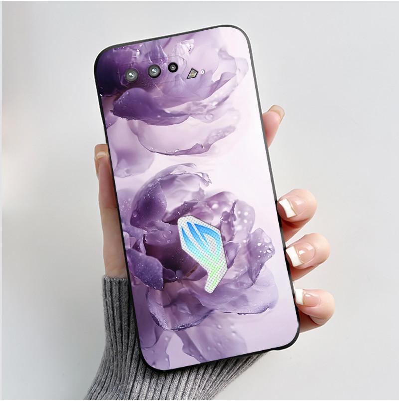 Чехол для Asus Rog Phone 5 Rog 5s ZS673KS ZS676KS Чехол Роскошный Дракон Милый Крутой Для Мальчиков Девочек Мягкий Черный Матовый Силиконовый Задний Чехол