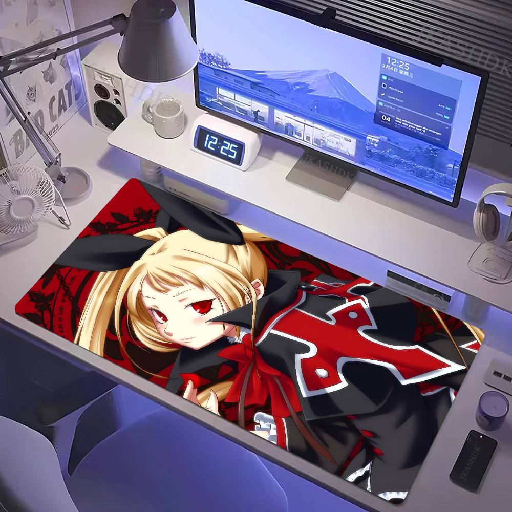 Рэйчел Алукард Файтинг-игра BlazBlue Cross Tag Battle Коврик для мыши Коврик для стола С подкладкой Игровые аксессуары Prime Gaming XX