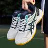 Новая обувь для бадминтона мужская обувь профессиональная соревновательная обувь для тенниса дышащая износостойкая нескользящая подошва из говяжьей жилы волейбольная обувь женская