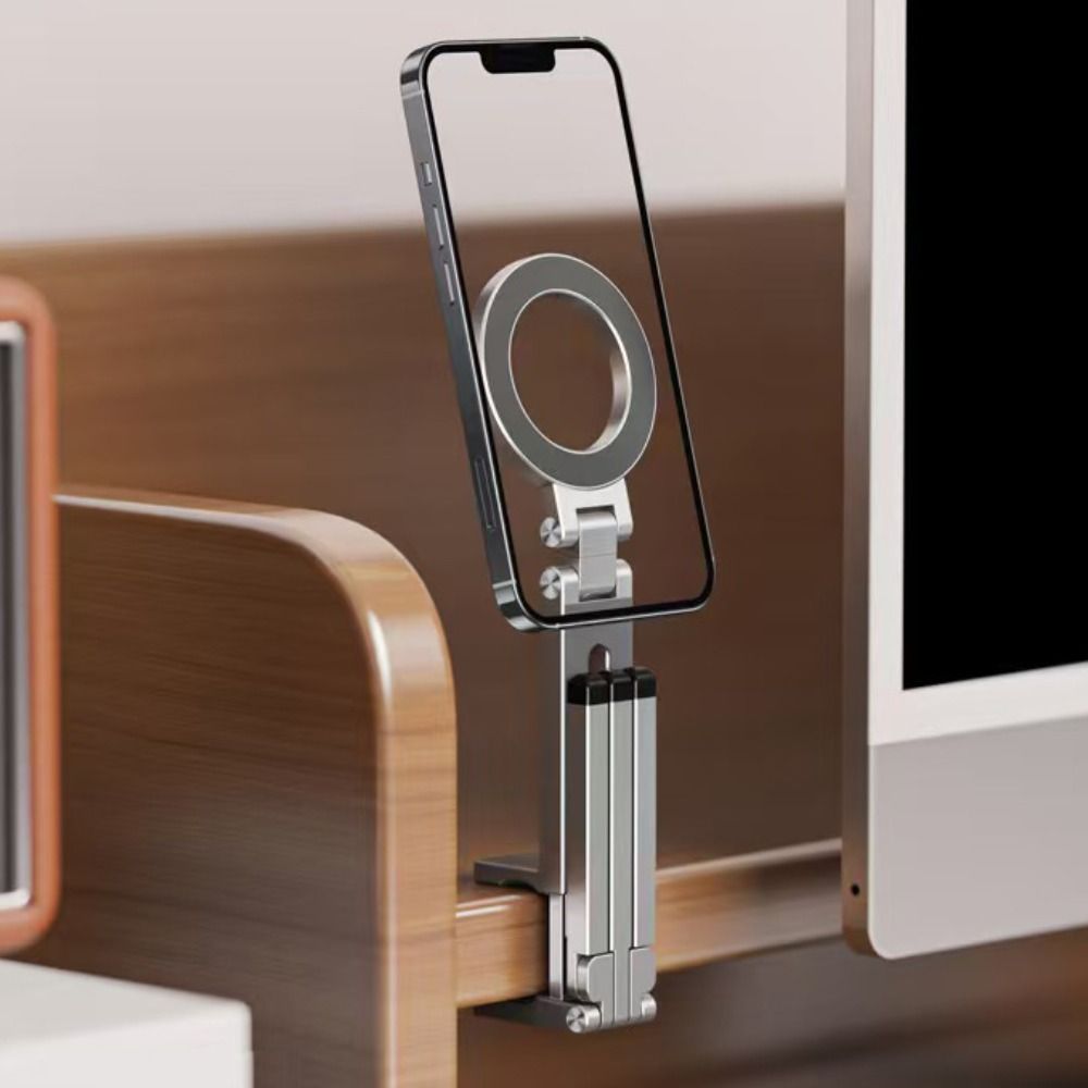Adjustable Bracket Magnetic Phone Tripod Holder Foldable Dual-sided Magnet Tripod Vlog