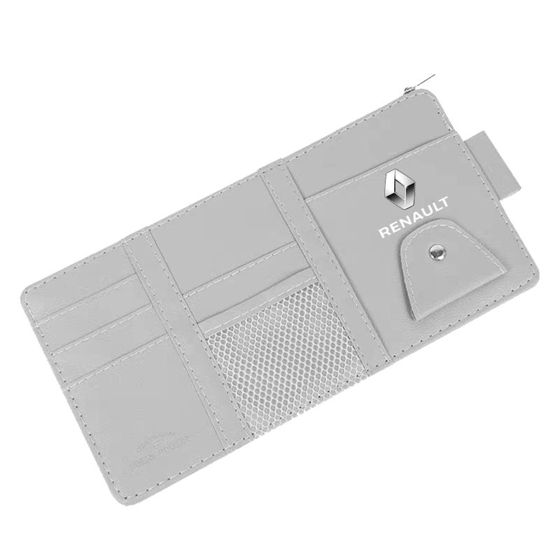 Автомобильный солнцезащитный козырек Тип точки Многофункциональная сумка для хранения Автомобильные аксессуары Для Renault Dacia Koleos Clio Laguna 2 Megane 2 3 Duster Logan Captur