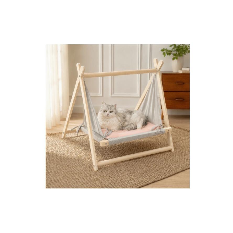 Cat Cat Bed with Stand Double-Sided Cat Cat Bed Furniture Cozy Cushiony for Cats, Living Room, Bedroom
