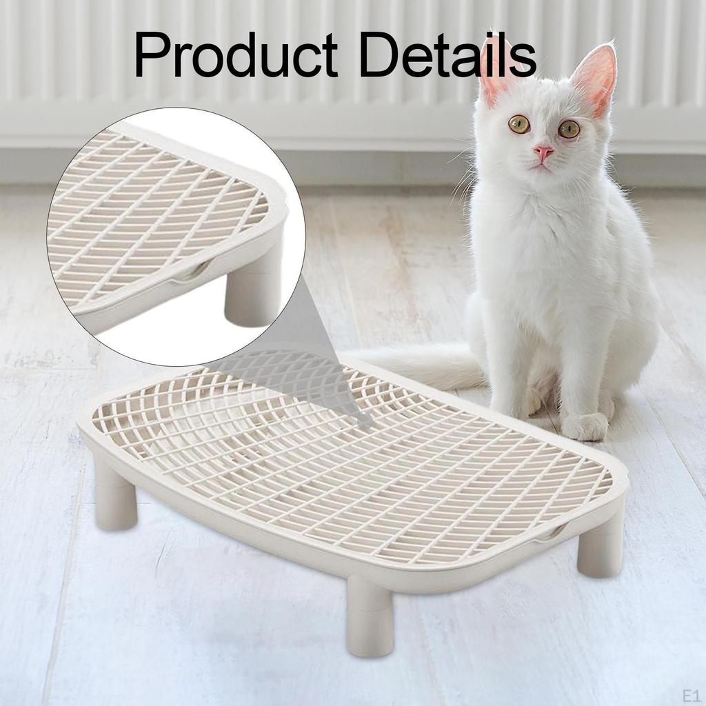 Ступенька для кошачьего туалета, кошачий пандус, моющиеся товары для питомцев для котенка, нескользящая портативная подножка-ловушка