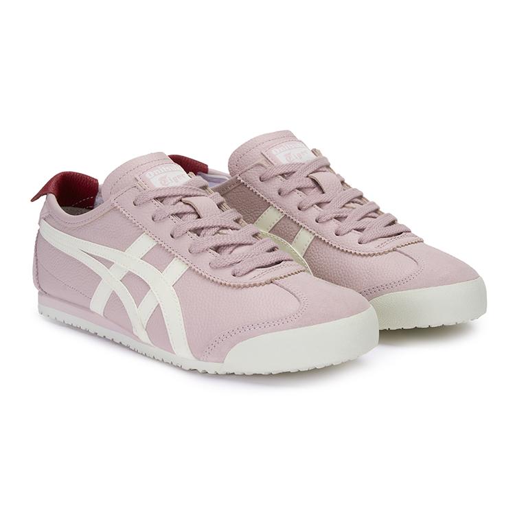 ONITSUKA TIGER Mexico 66 Модные Ретро Нескользящие Дышащие Кеды с Низким Верхом Унисекс Светло-Фиолетовый 1183B771-703