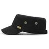 New Flat Top Hat Outdoor Casual Flat Top Hat Versatile Sports Sun Hat Pure Cotton Fashion Four Seasons