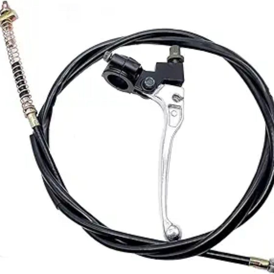 22mm Brake Lever Left Hand with Rear Brake Cable Compatible with Mini Bikes for