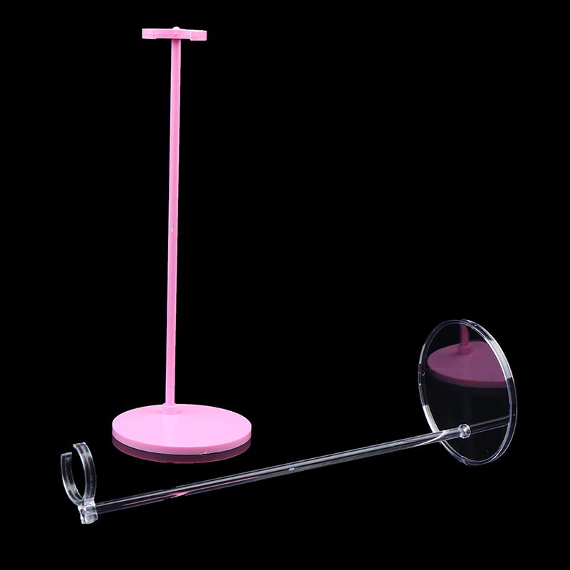 Doll Transparent Plexiglass Bracket Plastic Standing Display Rack Waist Bracket