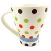 [Q8820] - Multicolored 'Boho' Ceramic Mug - 10x9 Cm