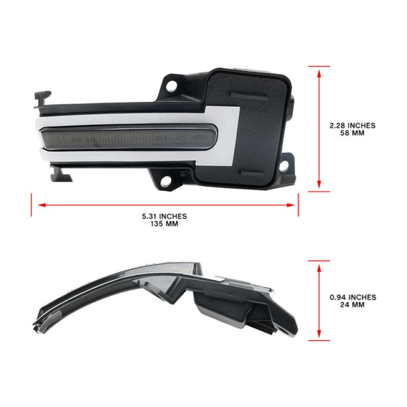 For Honda Civic Hatch Sedan Coupe Type R FK8 2016+ Acura TLX MDX 2021+ Dynamic Flowing Led Side Wing Mirror Blinkers Indicators