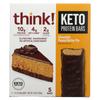 Think!, Keto Protein Bar, Chocolate Peanut Butter Pie, 5 Bars, 1.41 Oz (40 G) Each