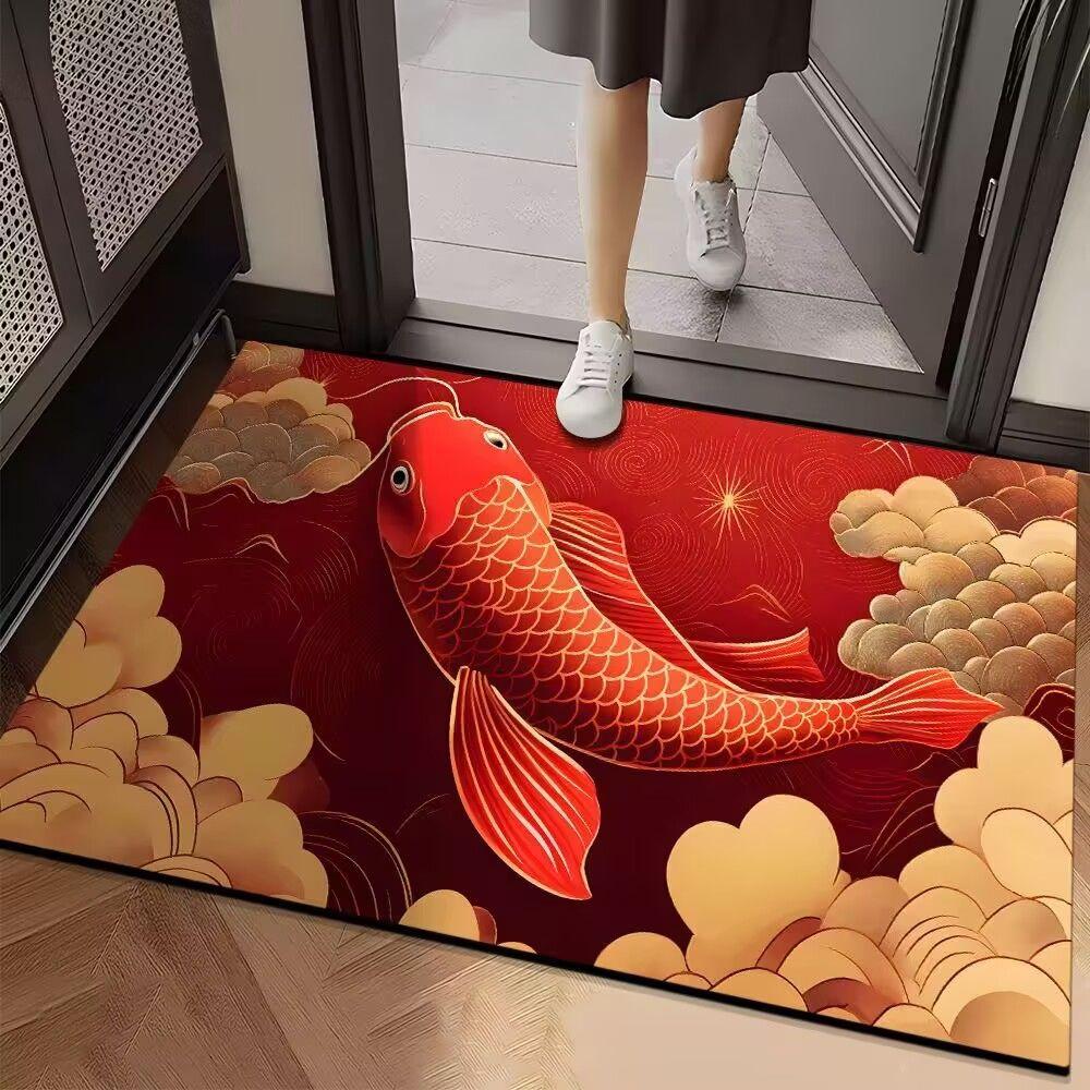 Diatom Floor Mat Absorbent Bathroom Anti Slip Bathroom Absorbent Foot Mat Kitchen Entrance Wear-resistant Mat