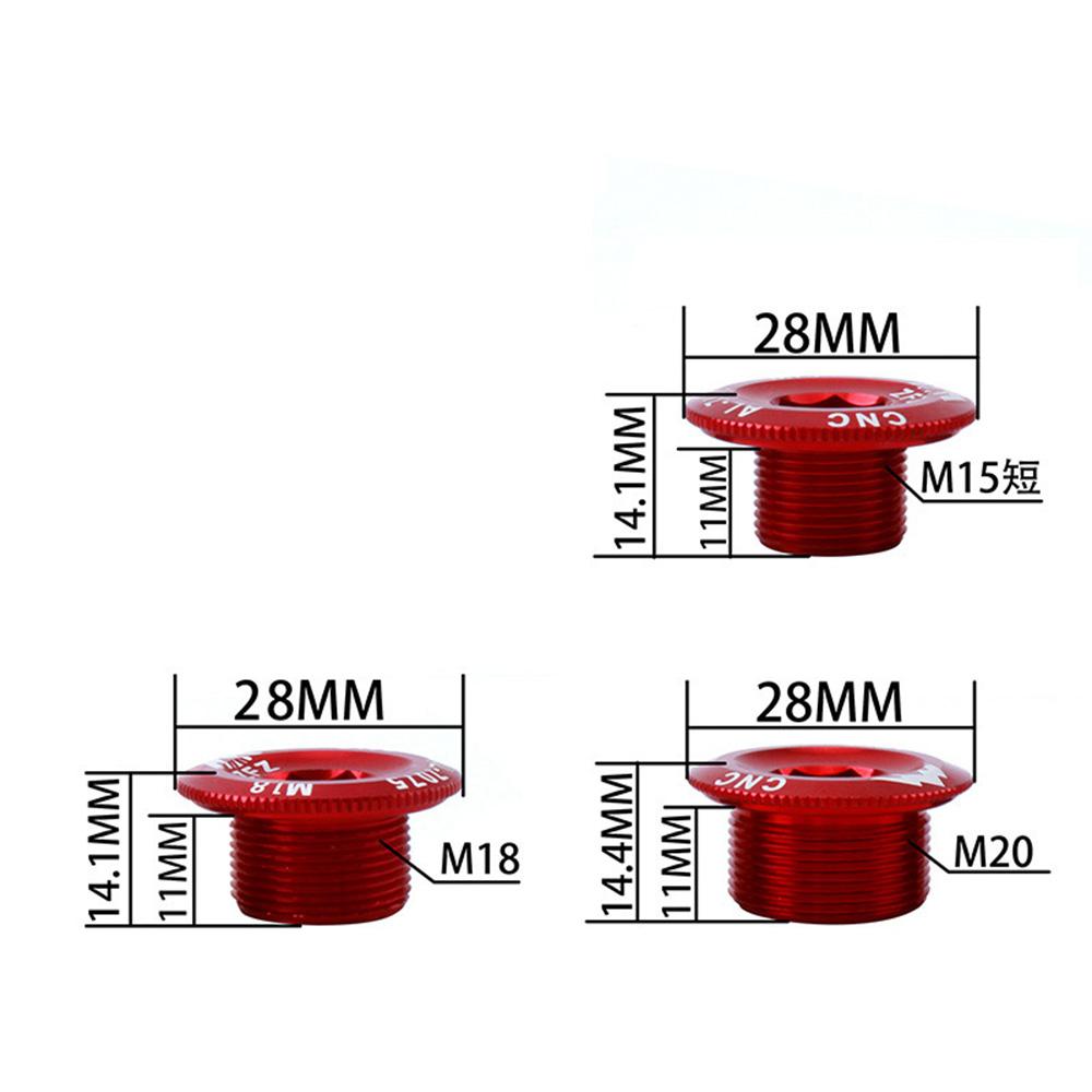 Screw BB Bolts CNC Crank Bolt Cover Cap Crank Arm Fixing Bolt Crank Cover Bike Bottom Bracket Bolt