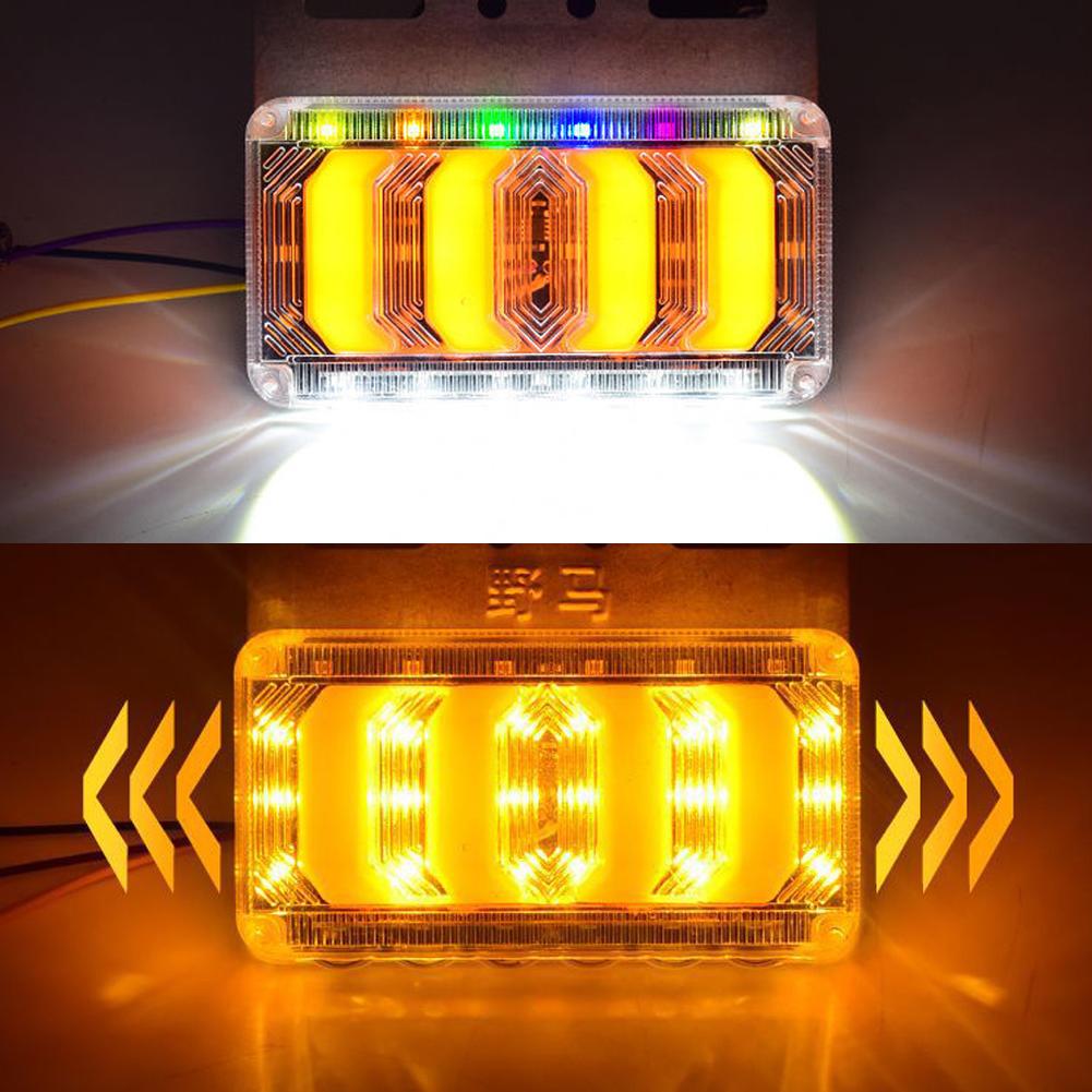24 В водонепроницаемый светодиодный боковой габаритный фонарь для грузовика, прицепа, внедорожного тягача, автобуса, супер яркий