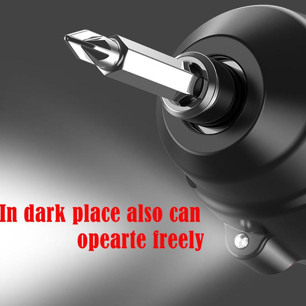 Бытовая электрическая отвертка, аккумуляторная аккумуляторная ударная дрель, мини-беспроводная электрическая дрель, набор отверток, электрическая партия