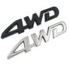 Металлическая наклейка 4WD 3D Хромированный значок 4X4 Наклейка для стайлинга автомобиля для Honda CRV Accord Civic Suzuki Grand Vitara Swift SX4 Наклейка