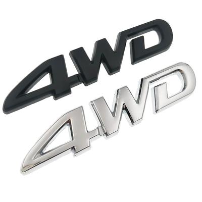 Металлическая наклейка 4WD 3D Хромированный значок 4X4 Наклейка для стайлинга автомобиля для Honda CRV Accord Civic Suzuki Grand Vitara Swift SX4 Наклейка