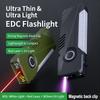 Мини-фонарик USB с подзарядкой, Рабочий фонарь COB LED с магнитом, Водонепроницаемый портативный фонарь для кемпинга на открытом воздухе, ремонта
