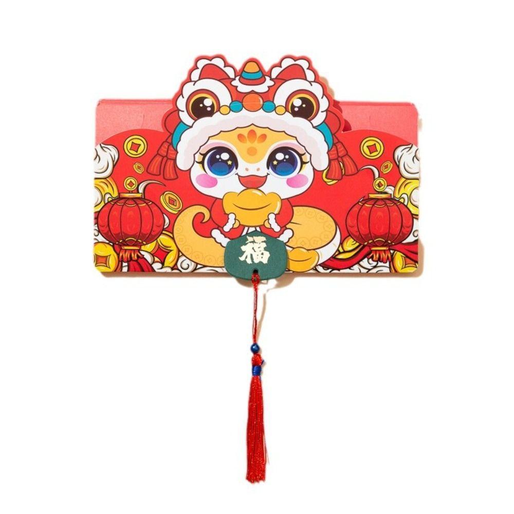 Dragon Pattern Red Envelope Luck Money Bag Blessing Bag Fodable Money Pocket Spring Festival