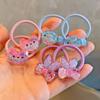 2PCS New Lovely Sparkling Gradient Cat Girls Elastic Hair Bands Hair Accessories Children Hair Ties Baby Headwear